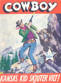 Cover Thumbnail for Cowboy (Centerförlaget, 1951 series) #8/1958