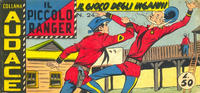 Cover Thumbnail for Collana Audace [Il Piccolo Ranger ] (Sergio Bonelli Editore, 1958 series) #v5#24 - Il gioco degli inganni