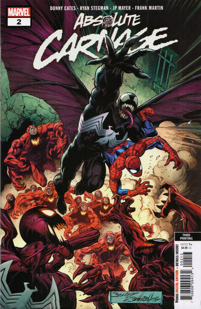 Cover for Absolute Carnage (Marvel, 2019 series) #2 [Third Printing - Mark Bagley]