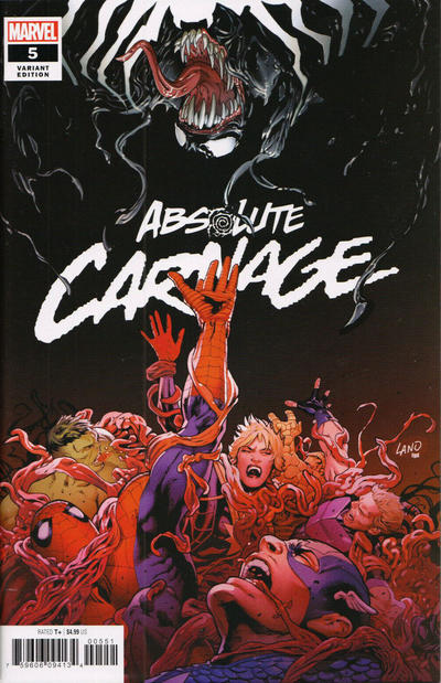 Cover for Absolute Carnage (Marvel, 2019 series) #5 [Greg Land]