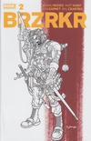 Cover Thumbnail for Brzrkr (2021 series) #2 [Rafael Grampa Red Stripe Secret Cover]
