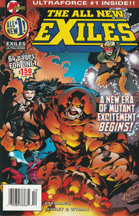 Cover Thumbnail for The All New Exiles (Malibu, 1995 series) #1 [Newsstand]