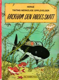 Cover Thumbnail for Tintins merkelige opplevelser (Chr. Schibsteds Forlag, 1972 series) #4 - Rackham den rødes skatt