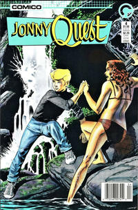 Cover for Jonny Quest (Comico, 1986 series) #4 [Newsstand]