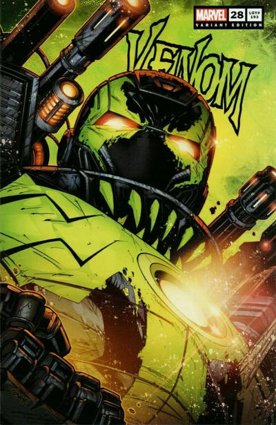 Cover for Venom (Marvel, 2018 series) #28 (193) [Big Time Comics / Slab City Comics Exclusive - Jonboy Meyers]