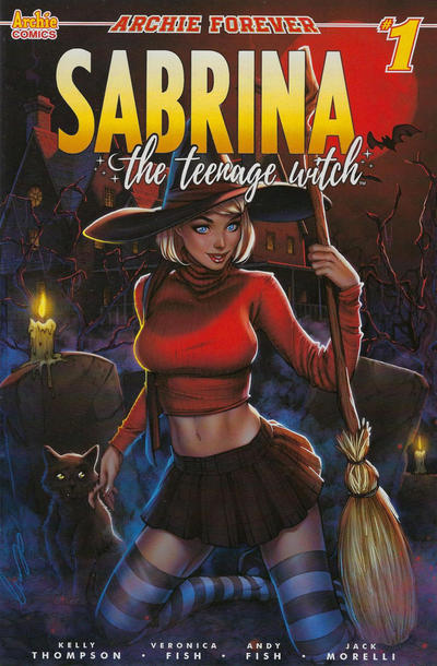 Cover for Sabrina the Teenage Witch (Archie, 2019 series) #1 [Collector Cave Elias Chatzoudis]