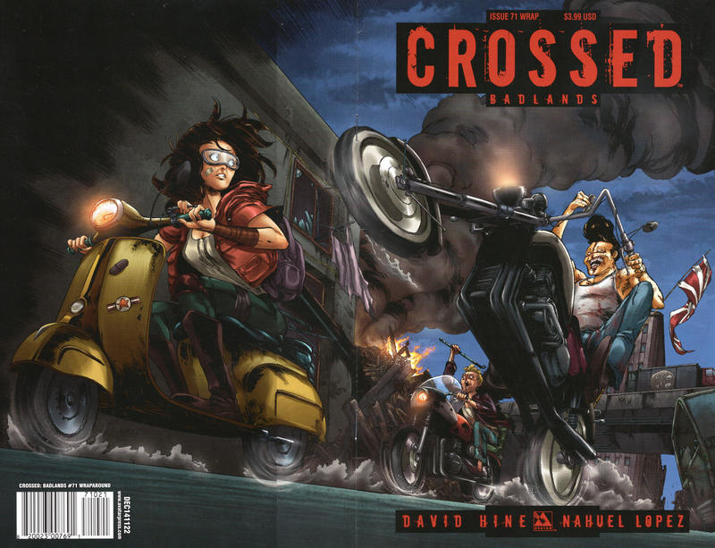 Cover for Crossed Badlands (Avatar Press, 2012 series) #71 [Wraparound Cover - Fernando Heinz]