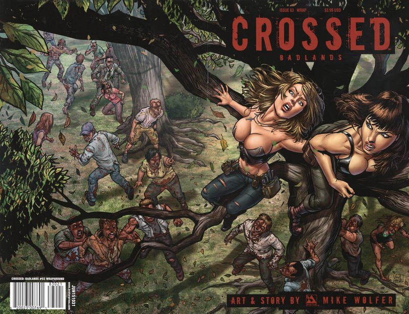 Cover for Crossed Badlands (Avatar Press, 2012 series) #83 [Wraparound Cover - Nahuel Lopez]