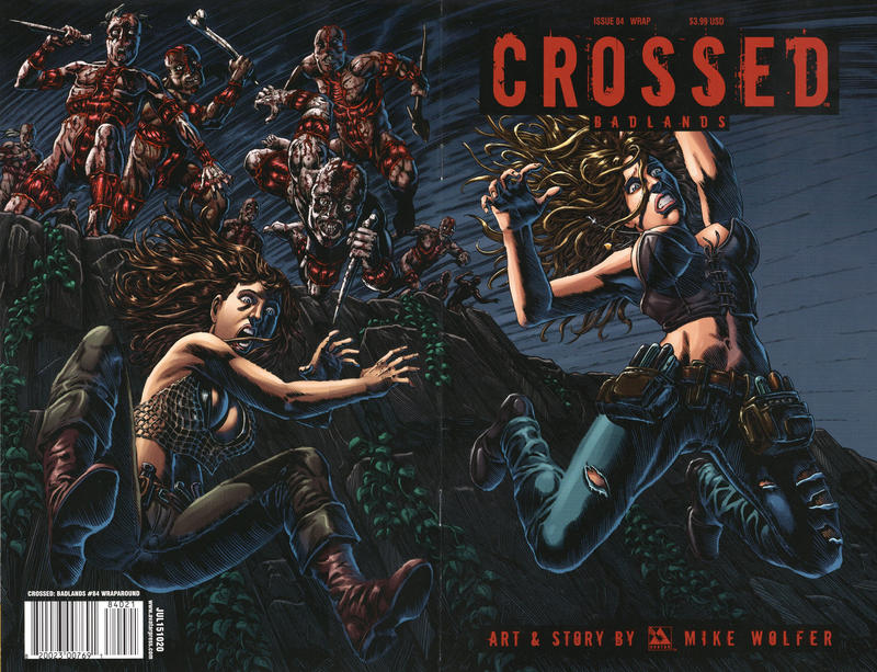 Cover for Crossed Badlands (Avatar Press, 2012 series) #84 [Wraparound Cover - Raulo Caceres]