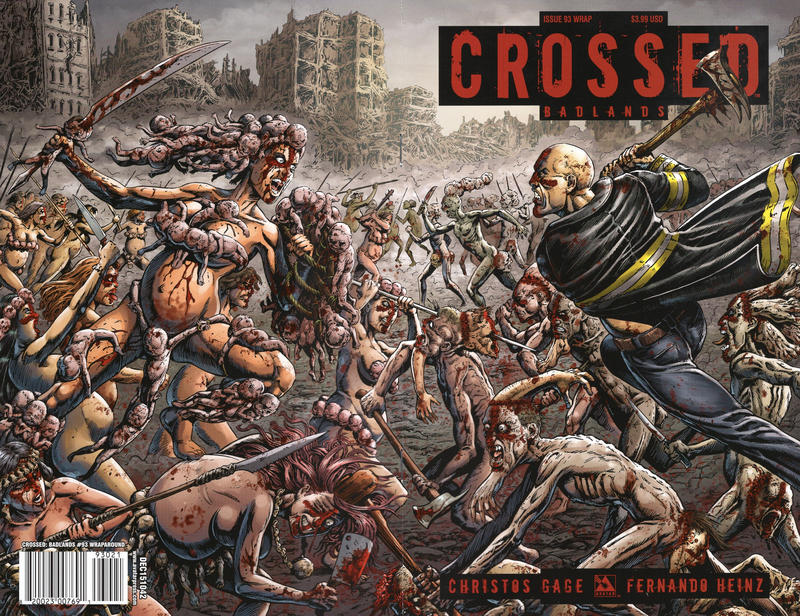 Cover for Crossed Badlands (Avatar Press, 2012 series) #93 [Wraparound Cover]