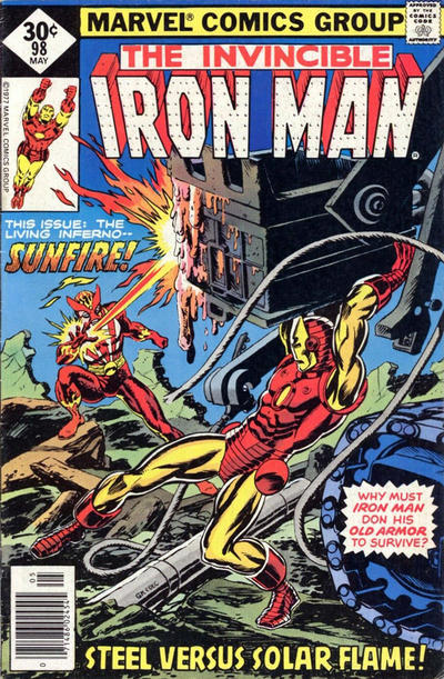 Cover for Iron Man (Marvel, 1968 series) #98 [Whitman]