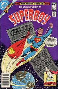 Cover Thumbnail for The New Adventures of Superboy (DC, 1980 series) #22 [Newsstand]