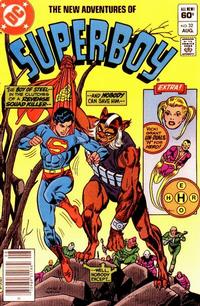 Cover Thumbnail for The New Adventures of Superboy (DC, 1980 series) #32 [Newsstand]