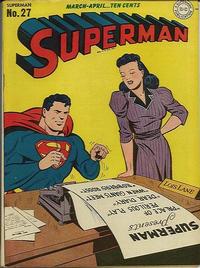 Cover Thumbnail for Superman (DC, 1939 series) #27