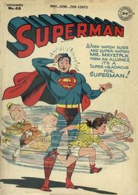 Cover for Superman (DC, 1939 series) #40