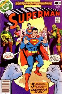 Cover for Superman (DC, 1939 series) #337
