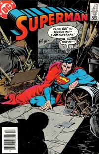 Cover for Superman (DC, 1939 series) #402 [Newsstand]