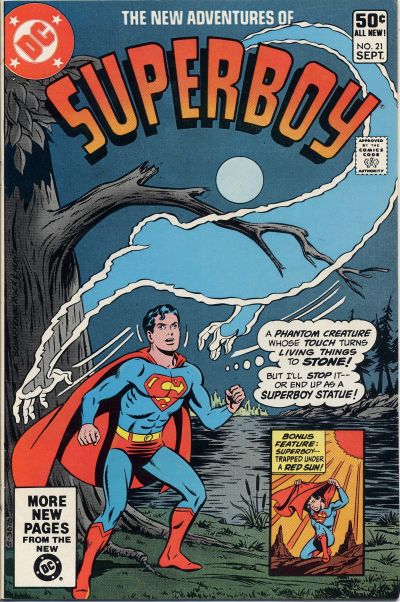 Cover for The New Adventures of Superboy (DC, 1980 series) #21 [Direct]
