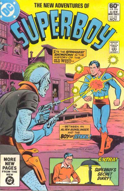 Cover for The New Adventures of Superboy (DC, 1980 series) #23 [Direct]