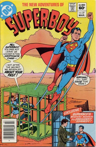 Cover for The New Adventures of Superboy (DC, 1980 series) #27 [Newsstand]