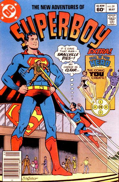Cover for The New Adventures of Superboy (DC, 1980 series) #29 [Newsstand]