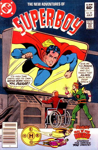 Cover for The New Adventures of Superboy (DC, 1980 series) #31 [Newsstand]