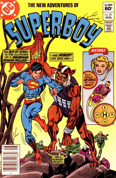Cover for The New Adventures of Superboy (DC, 1980 series) #32 [Newsstand]