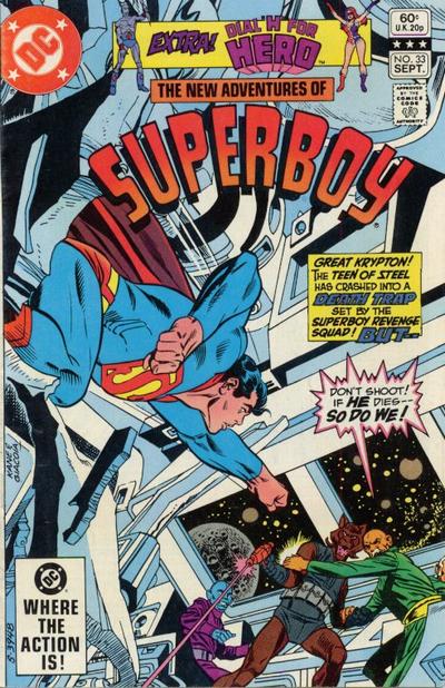 Cover for The New Adventures of Superboy (DC, 1980 series) #33 [Direct]