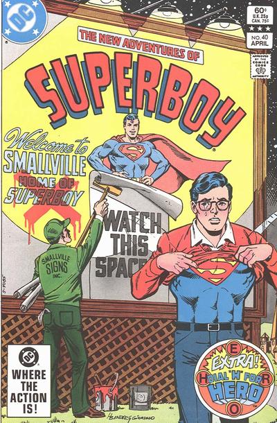 Cover for The New Adventures of Superboy (DC, 1980 series) #40 [Direct]