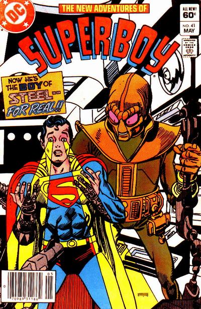 Cover for The New Adventures of Superboy (DC, 1980 series) #41 [Newsstand]