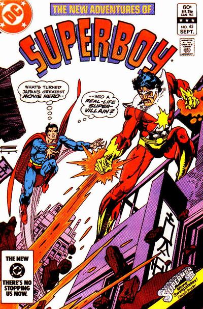 Cover for The New Adventures of Superboy (DC, 1980 series) #45 [Direct]