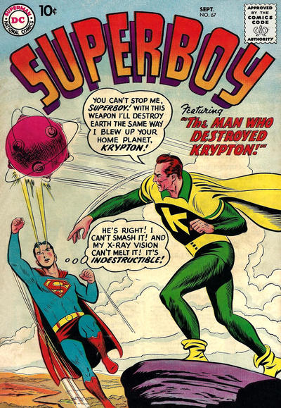 Cover for Superboy (DC, 1949 series) #67