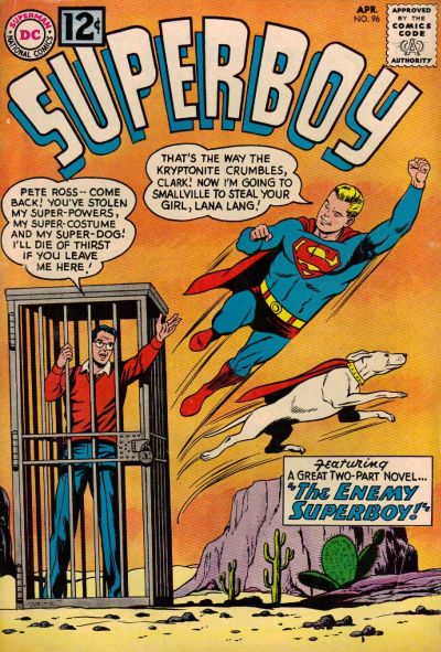 Cover for Superboy (DC, 1949 series) #96
