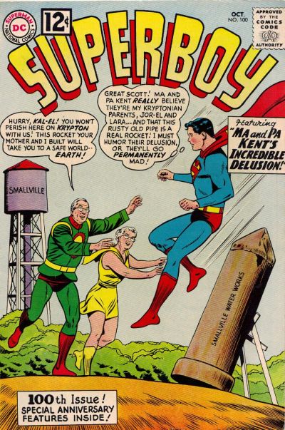 Cover for Superboy (DC, 1949 series) #100
