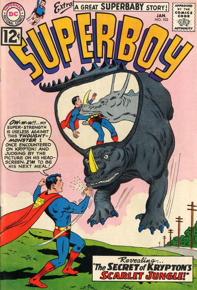 Cover for Superboy (DC, 1949 series) #102