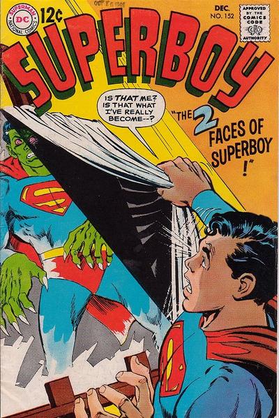Cover for Superboy (DC, 1949 series) #152