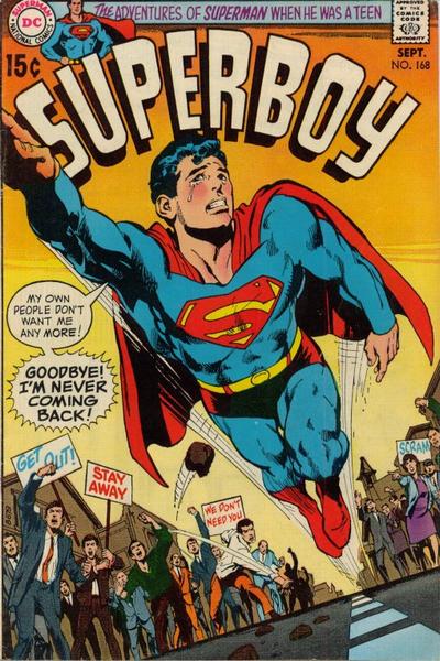 Cover for Superboy (DC, 1949 series) #168