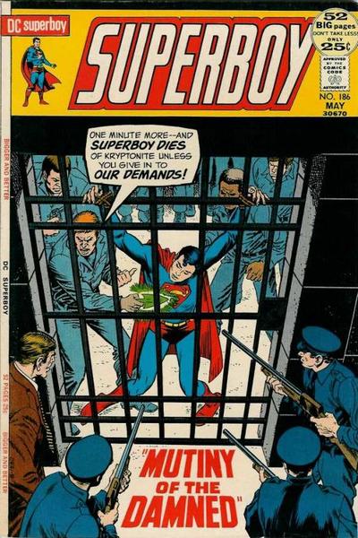 Cover for Superboy (DC, 1949 series) #186