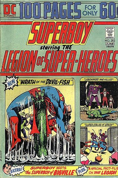Cover for Superboy (DC, 1949 series) #202