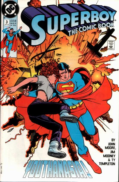 Cover for Superboy (DC, 1990 series) #3 [Direct]