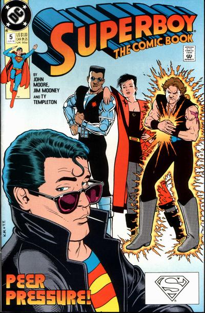 Cover for Superboy (DC, 1990 series) #5 [Direct]