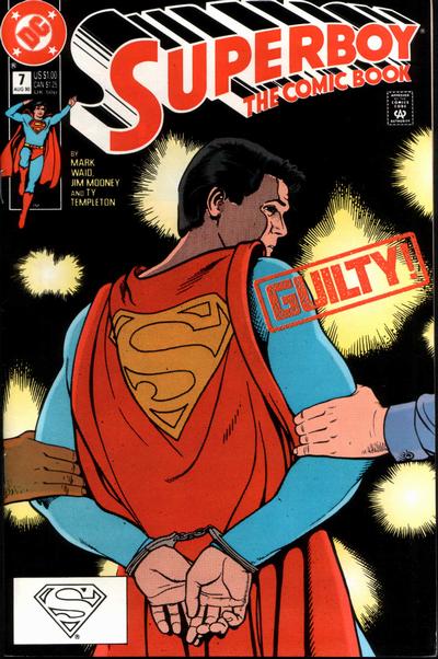 Cover for Superboy (DC, 1990 series) #7 [Direct]
