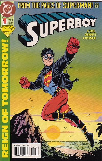 Cover for Superboy (DC, 1994 series) #1 [Direct Sales]