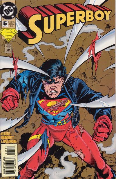 Cover for Superboy (DC, 1994 series) #5 [Direct Sales]