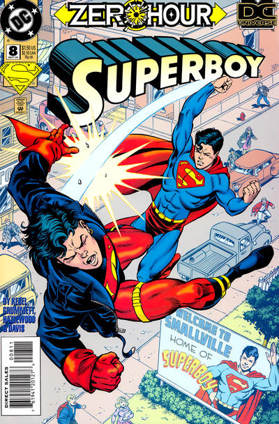Cover for Superboy (DC, 1994 series) #8 [Direct Sales]