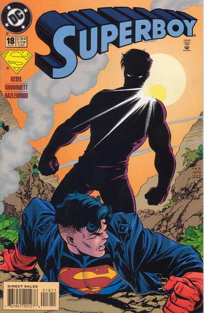 Cover for Superboy (DC, 1994 series) #18 [Direct Sales]