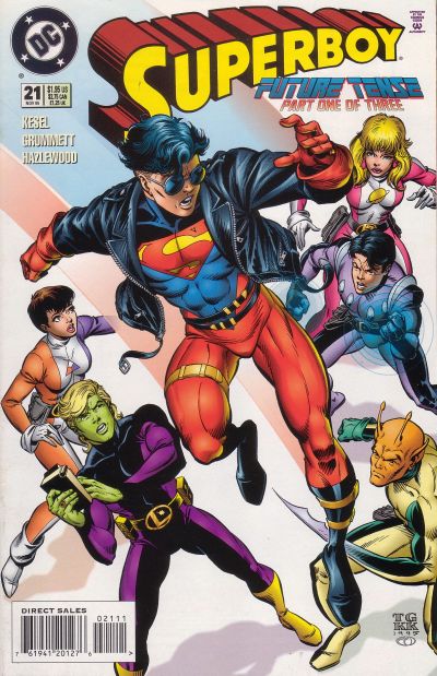 Cover for Superboy (DC, 1994 series) #21 [Direct Sales]