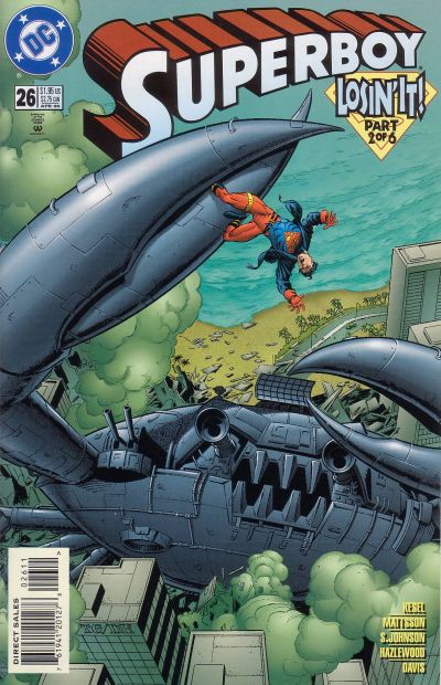 Cover for Superboy (DC, 1994 series) #26 [Direct Sales]