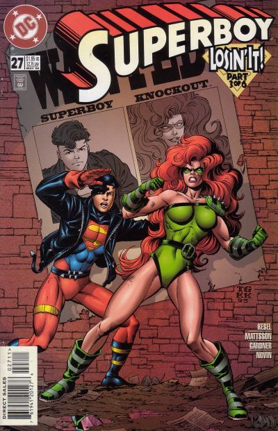 Cover for Superboy (DC, 1994 series) #27 [Direct Sales]