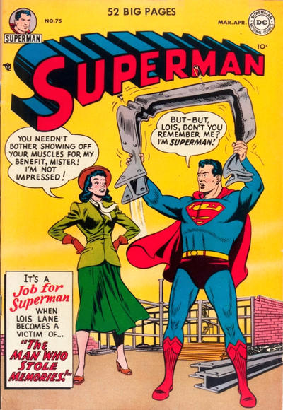 Cover for Superman (DC, 1939 series) #75